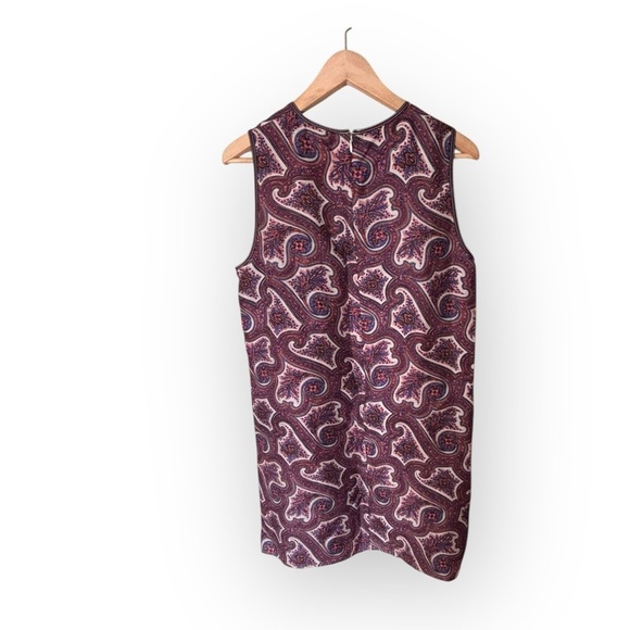Theory Silk Paisley Brindina Shift Dress - Picture 4 of 5